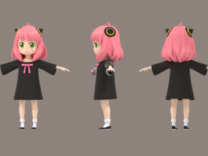 Anya forger Modello 3D