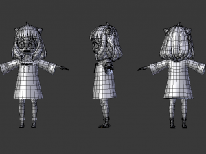 Anya forger Modello 3D