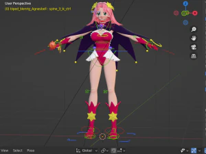 Agnes bell - asaba ureshiko 3D Model