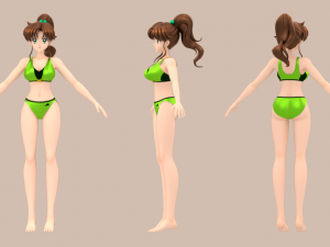 Sailor jupiter - makoto kino 3D 模型