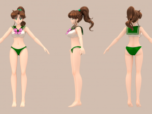 Sailor jupiter - makoto kino 3D 模型