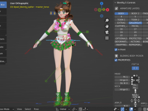 Sailor jupiter - makoto kino 3D 模型