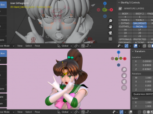 Sailor jupiter - makoto kino 3D 模型