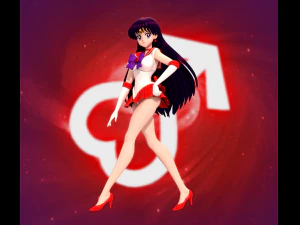 Sailor mars - rei hino 3D Model