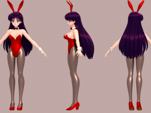 Sailor mars - rei hino 3D Model