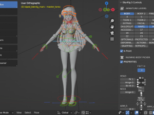 Sailor mars - rei hino 3D Model