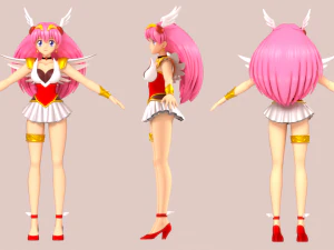 Wedding peach - momoko hanasaki 3D Model