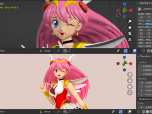 Wedding peach - momoko hanasaki 3D Model
