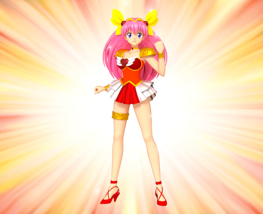 Wedding peach - momoko hanasaki 3D Model .c4d .max .obj .3ds .fbx .stl .blend 