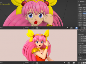 Wedding peach - momoko hanasaki 3D Model
