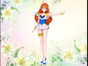 Wedding Peach - Yuri Tanima 3D Model
