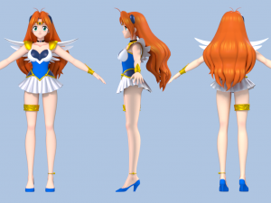 Wedding Peach - Yuri Tanima Modèle 3D