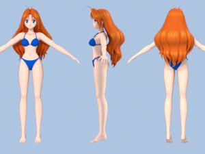 Wedding Peach - Yuri Tanima 3D Model
