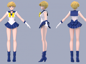 Sailor Uranus - Haruka Tenou 3D 模型