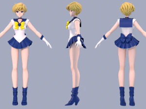 Sailor Uranus - Haruka Tenou 3D Model