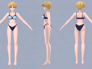 Sailor Uranus - Haruka Tenou 3D 模型