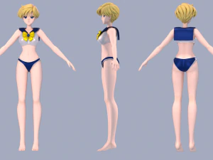 Sailor Uranus - Haruka Tenou 3D Model
