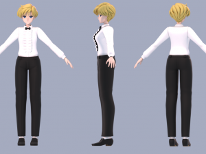 Sailor Uranus - Haruka Tenou 3D 模型