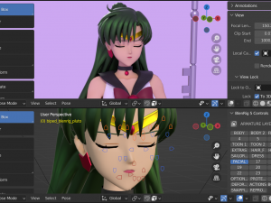 Sailor Pluto - Setsuna Meiou Modelo 3D