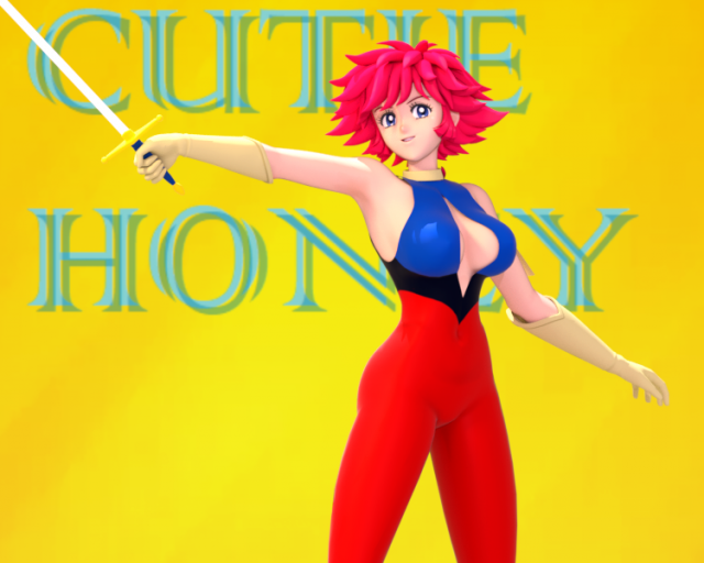 Shin Cutie Honey Model 3D .c4d .max .obj .3ds .fbx .stl .blend 
