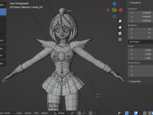 Wedding Peach- Hinagiku Tamano Modello 3D