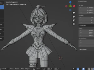 Wedding Peach- Hinagiku Tamano 3D Model