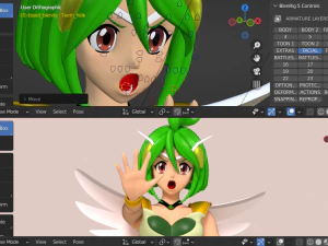 Wedding Peach- Hinagiku Tamano 3D Model