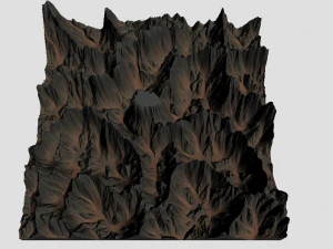 미들 유니언 마운틴 3D 모델