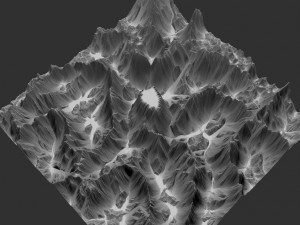 middle union mountain 3D Модель