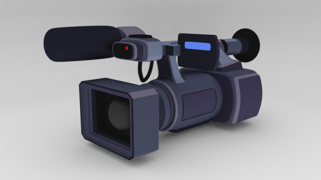 camera tv toon 3D-Modell .c4d .max .obj .3ds .fbx .stl .blend 