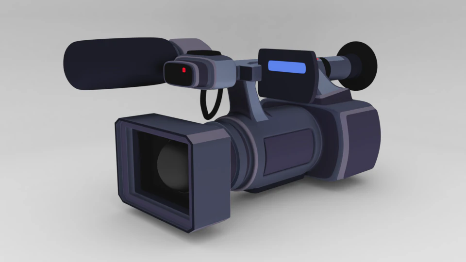 camera tv toon 3D Model .c4d .max .obj .3ds .fbx .stl .blend 