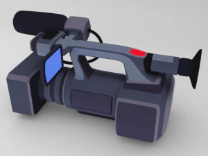 camera tv toon 3D Model