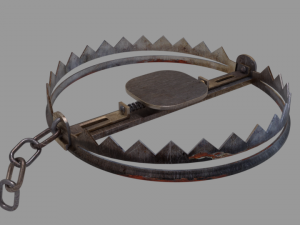 bear trap Model 3D