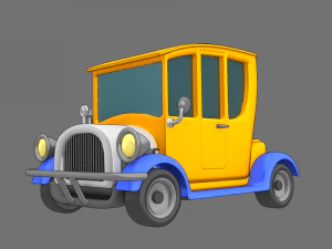cartoon car classic 3D Model