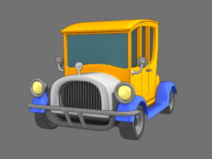 cartoon car classic 3D 模型