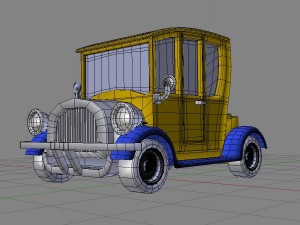 cartoon car classic 3D 模型