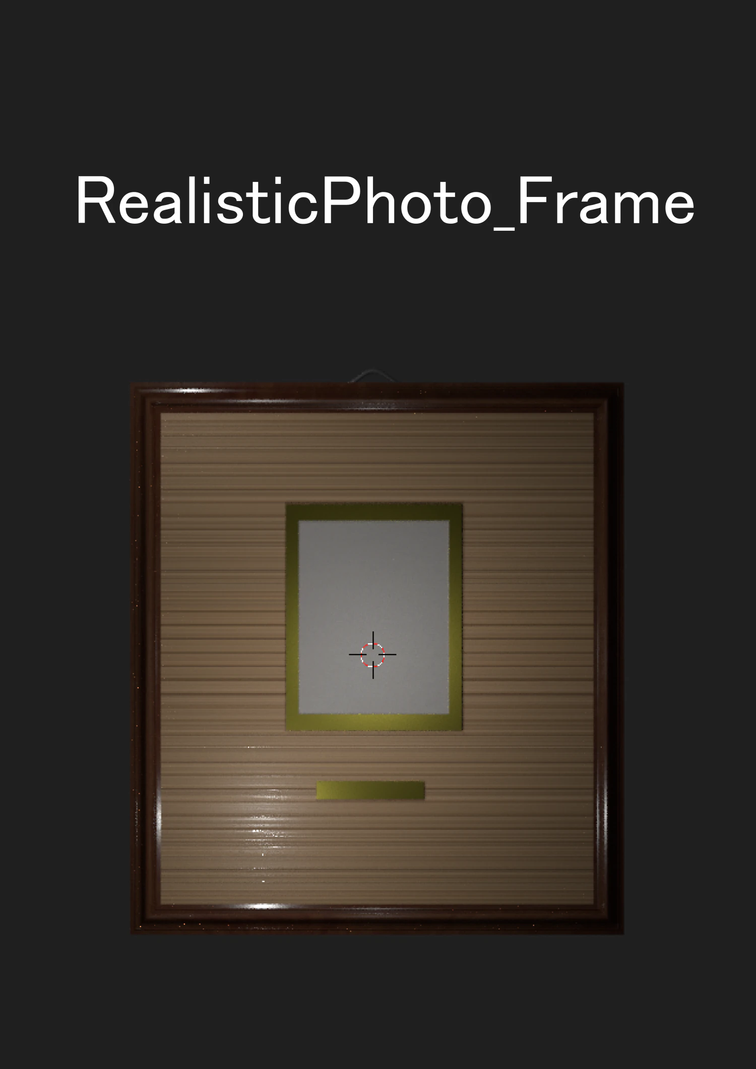 photoframe 3D Model .c4d .max .obj .3ds .fbx .stl .blend 