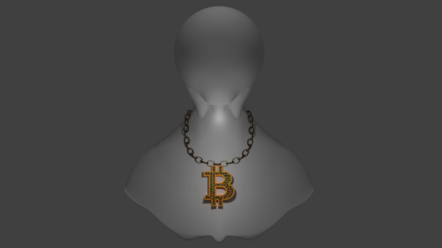 bitcoinnecklace 3D मॉडल .c4d .max .obj .3ds .fbx .stl .blend