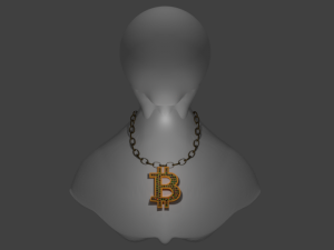bitcoinnecklace 3D 모델