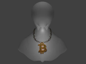 биткойножерелье 3D Модель