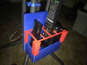 tv remote control caddy 3D प्रिंट मॉडल