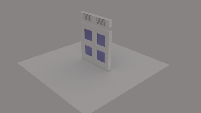 classic window frame 3D Model .c4d .max .obj .3ds .fbx .stl .blend 