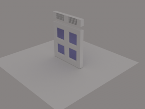 classic window frame 3D 模型