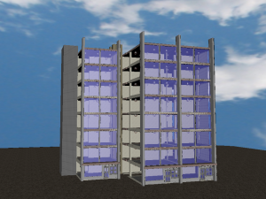 sky restaurant Model 3D