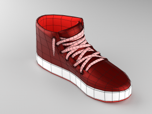 stylized shoes sneakers collection low-poly Modelo 3D