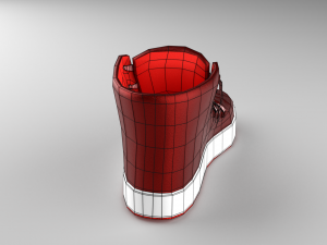 stylized shoes sneakers collection low-poly Modelo 3D