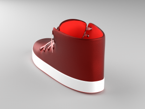 stylized shoes sneakers collection low-poly Modelo 3D