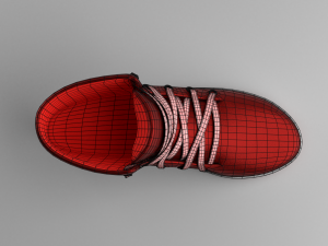 stylized shoes sneakers collection low-poly Modelo 3D