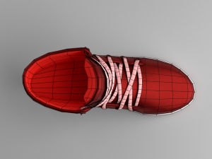 stylized shoes sneakers collection low-poly Modelo 3D