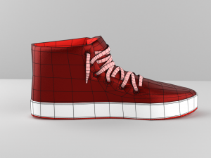 stylized shoes sneakers collection low-poly Modelo 3D